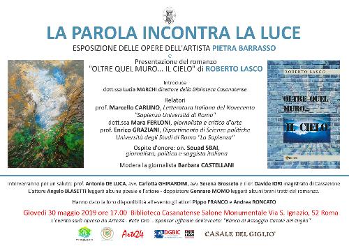 La parola incontra la luce - Biblioteca Casanatense Mibact invito