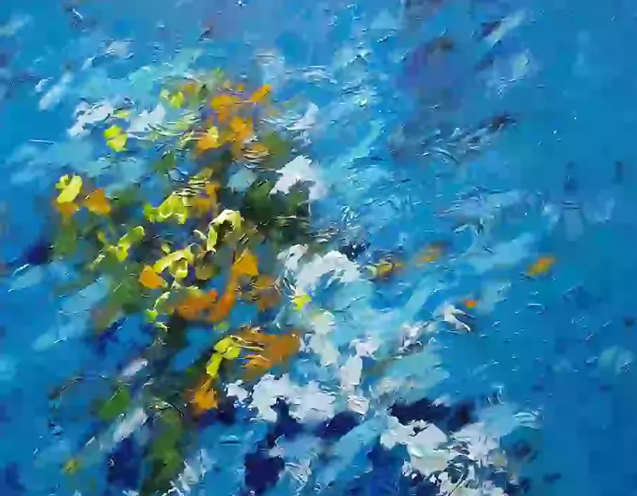 Flowers at sea
