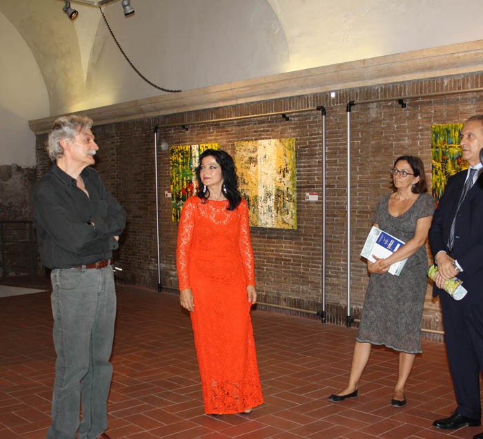 Personale Roma Palazzo Valentini Fasci e scintille di luce